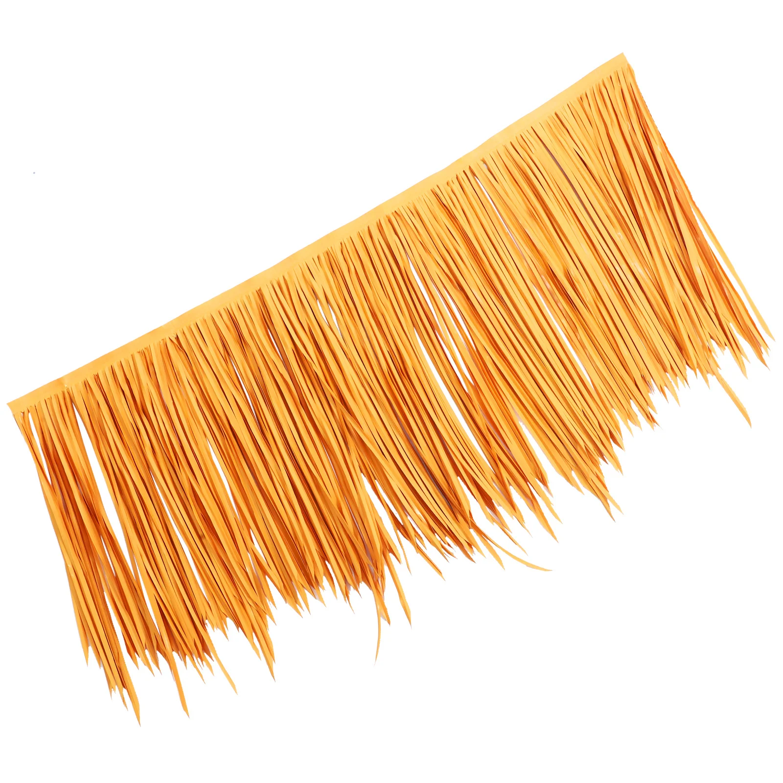 Künstliches Strohdach, flammhemmend, natürliche Farbe, langlebiges PE-Material, Gartenlandschaft, Dekoration, Simulation von Strohdach