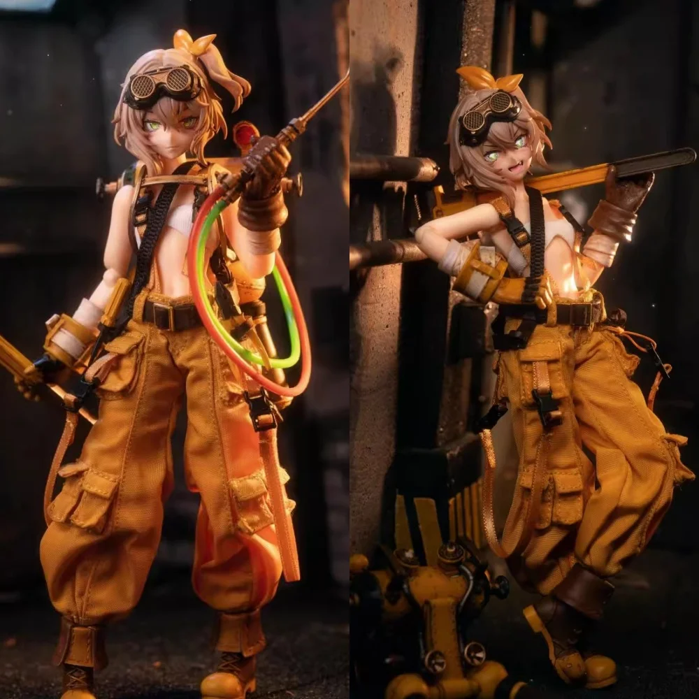 

В наличии HASUKI PA007 1/12 Женский солдат Фиона, коллекционные предметы, милый аниме-девушка-механик, полный набор, 6 дюймов, модель экшн-фигурки