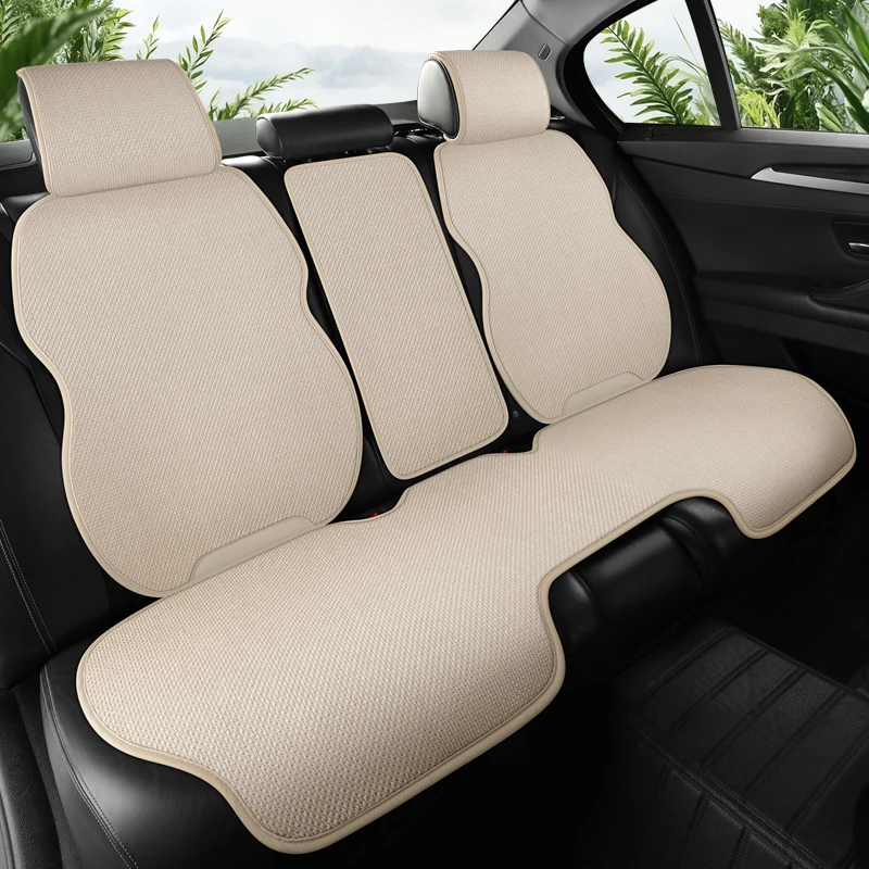 2022 new car seat seat cover all-inclusive four seasons universal linen special car seat cover cover hood full enclosure network