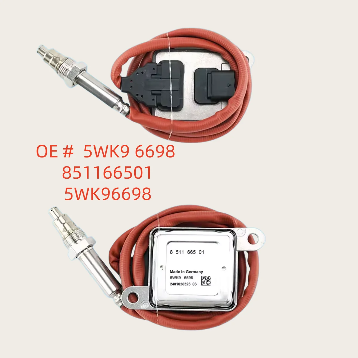 High quality New 5WK9 6698  851166501 5WK96698  Nitrogen Oxygen Sensor  NOx Sensor for BMW