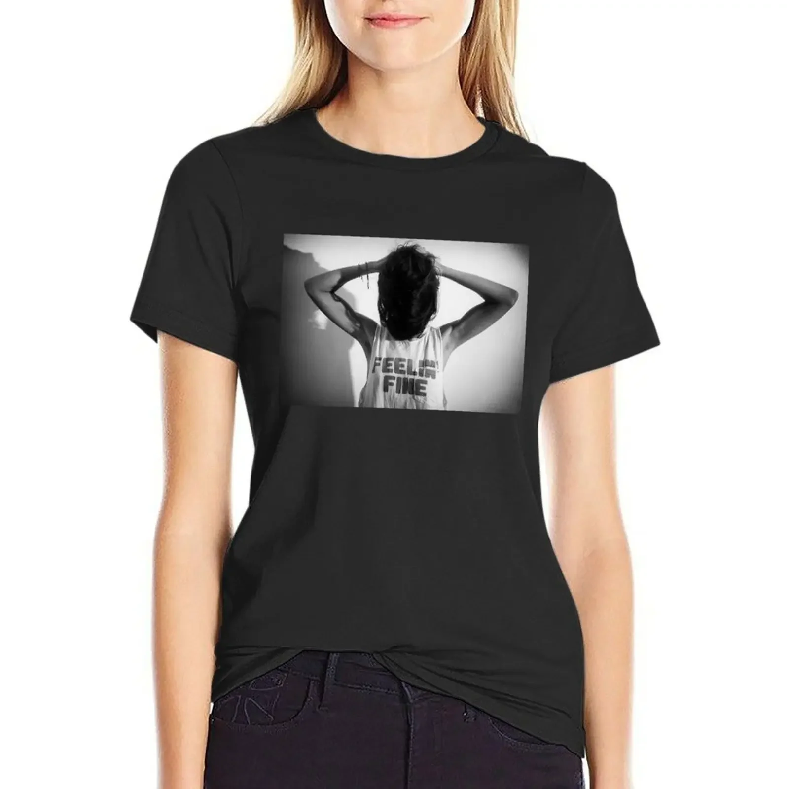 Feelin? fine, Evelyn Sosa, Backroom Art T-Shirt hippie clothes aesthetic clothes t-shirts for Women graphic tees funny