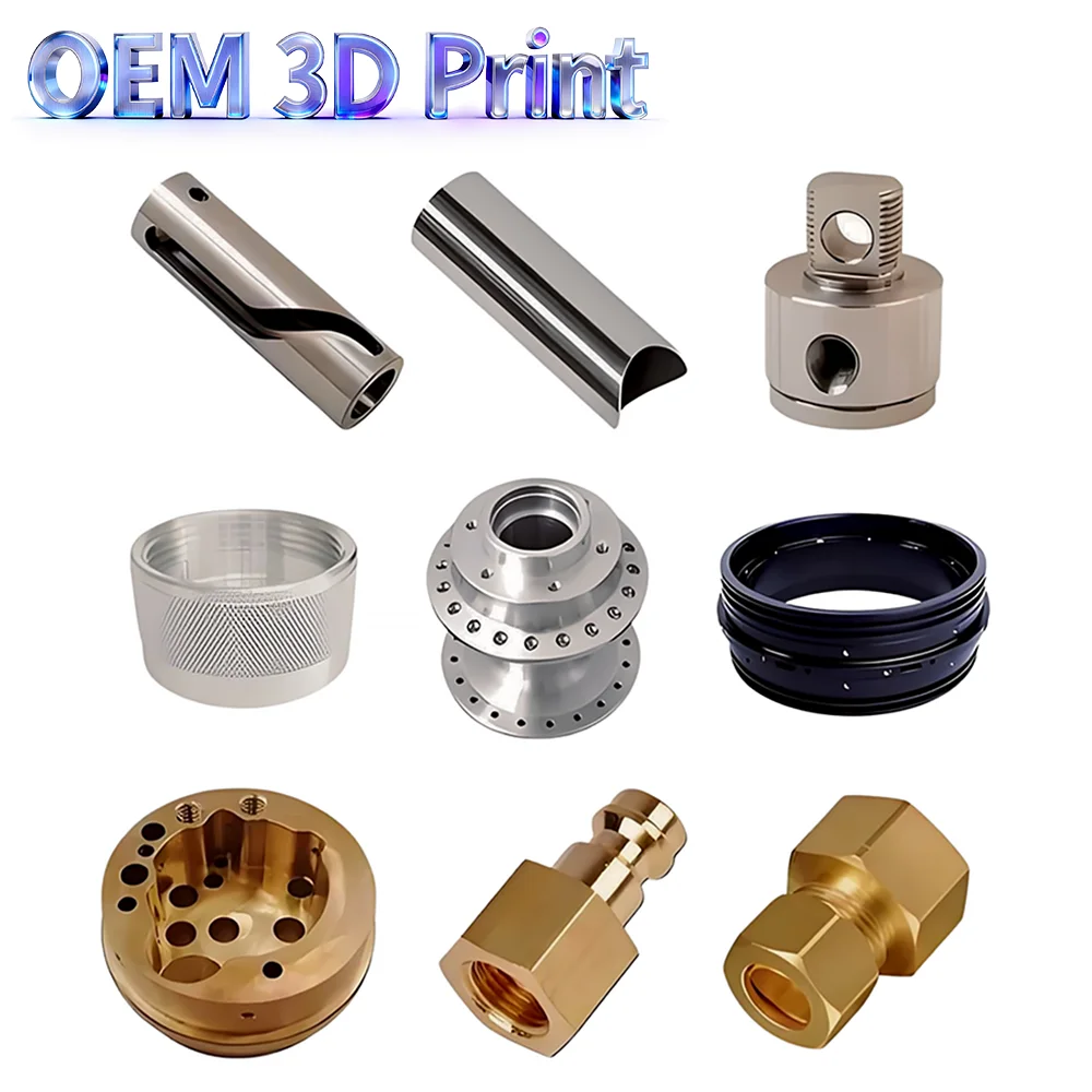 Пользовательский 3D-принтер SLM Услуги по 3D-печати по металлу Обработка алюминия с ЧПУ Печать деталей из алюминиевого и титанового сплава и нержавеющей стали