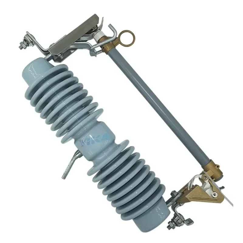 Fuse Cut Out 100A Price YIKA 33KV 35KV Fuse Cutout 100 Amp / 200 Amp Porcelain Drop Out Fuses in Transformer