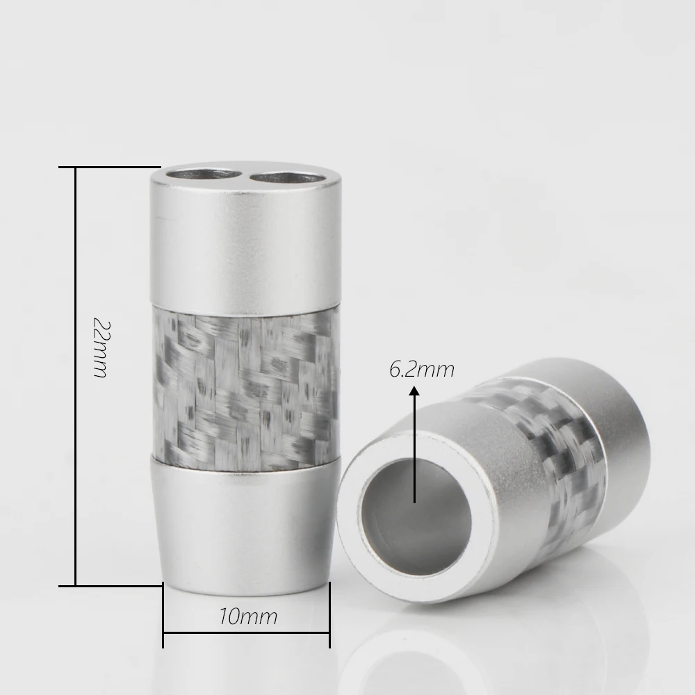 Y الفاصل HIFI الصوت سماعة كابل ألياف الكربون سلك محول 6.0 مللي متر إلى 3.5 مللي متر ثقب المتكلم سلك الصوت التوصيل لترقية كابل