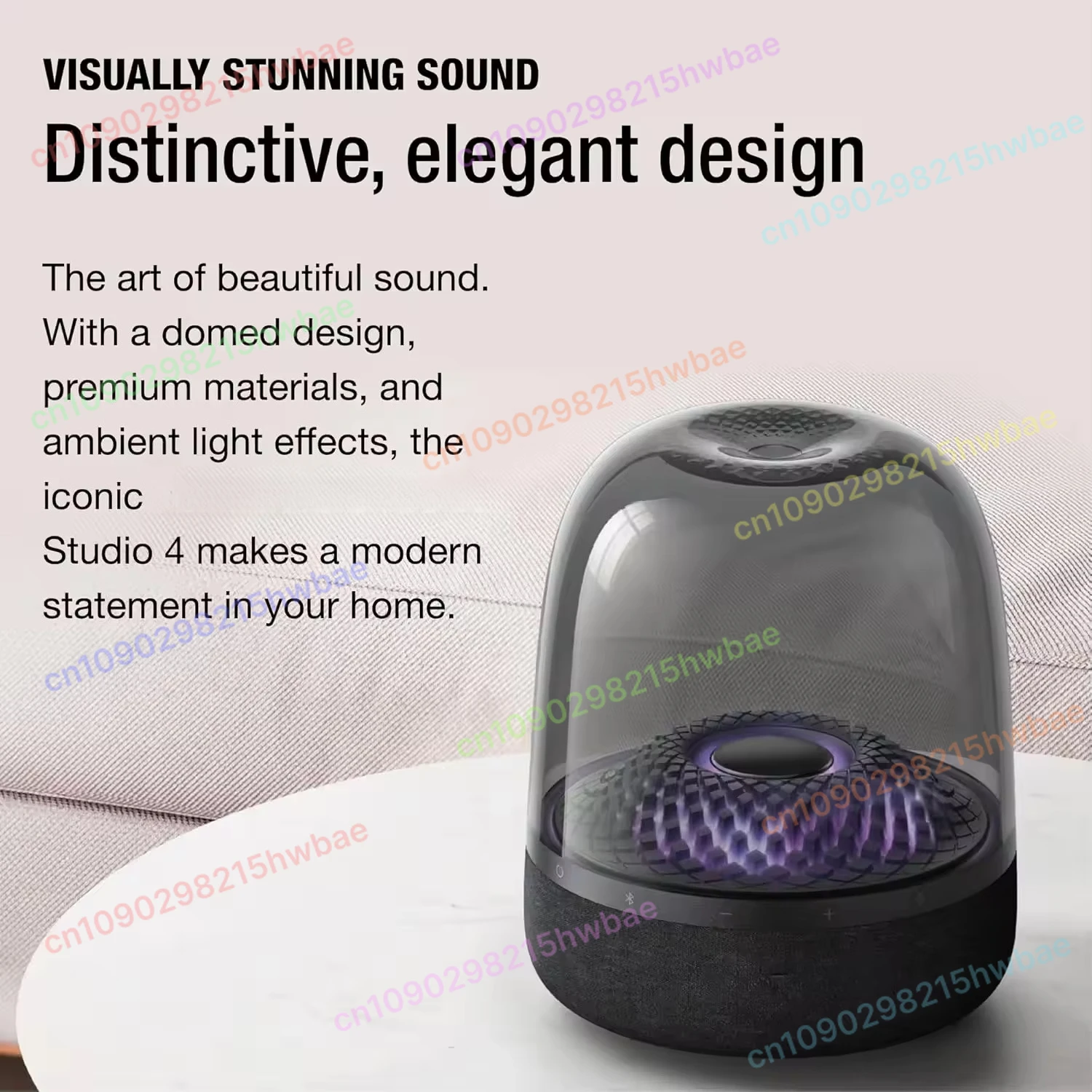 

Wireless bluetooth speaker lighting home desktop gift stereo glazed upgrade