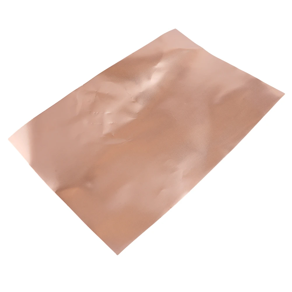 Set of 4 Copper Foil Shielding Sheets for Guitar and Bass 20x30cm Reduces and RFI Noise and Hum in Electronic Devices