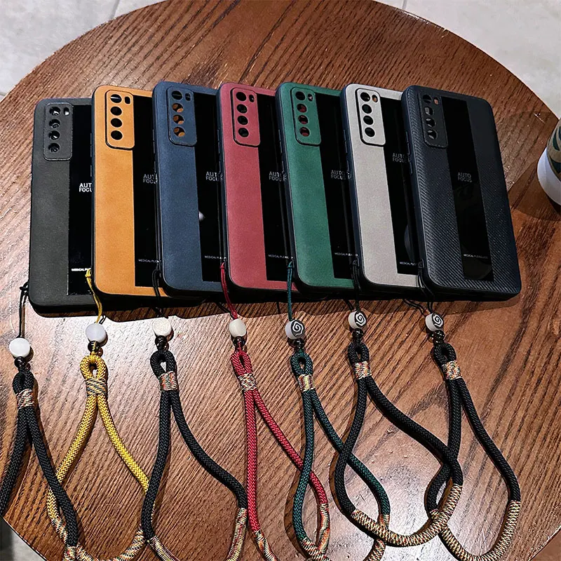 Untuk ZTE Nubia Red Magic 11 Pro Plus Casing Baru Kulit Polos Gaya Kuno Gelang Penutup Anti Jatuh Untuk Red Magic 11 Pro Funda