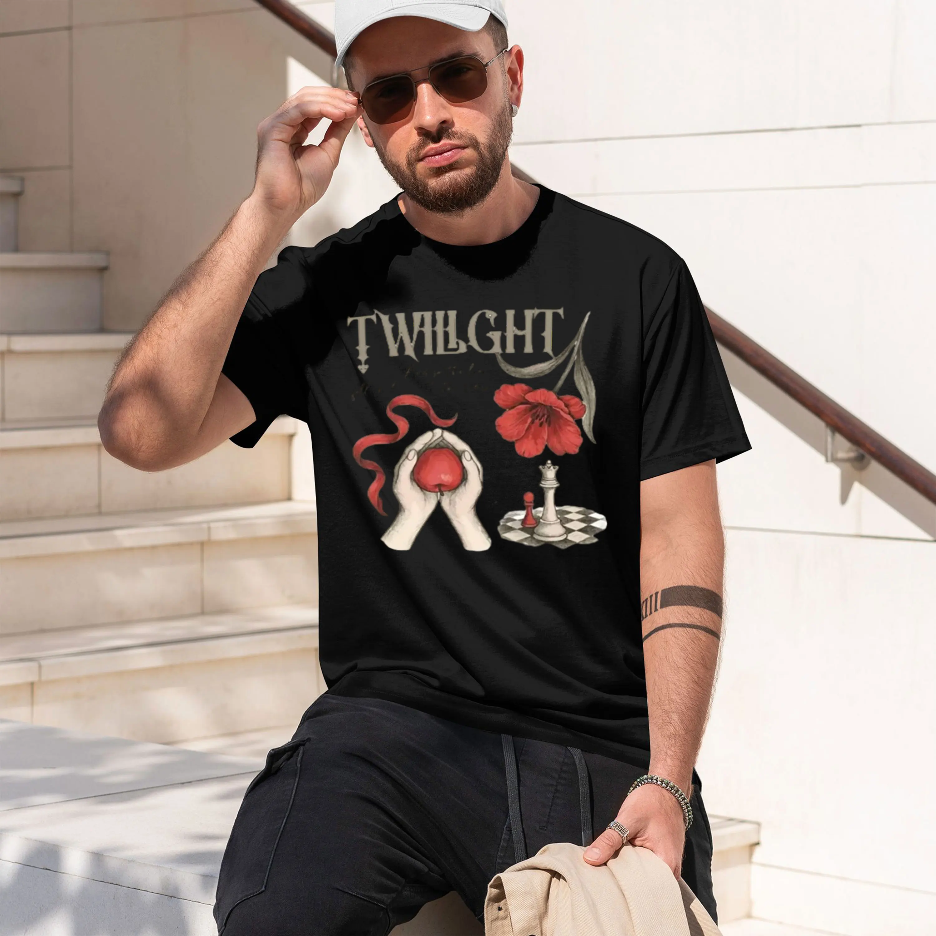 Retro Twilight T-Shirt Men Women Twilight Saga Com T Shirt Casual Loose Short Sve Tshirt Man Clothes Streetwear 2026 New Model S