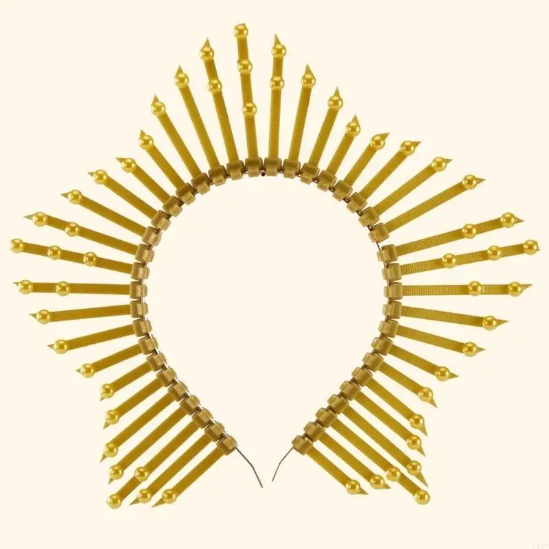 C71F Tocado Formal Tiaras Iglesia Diadema Mujer Decorativa para Cabello