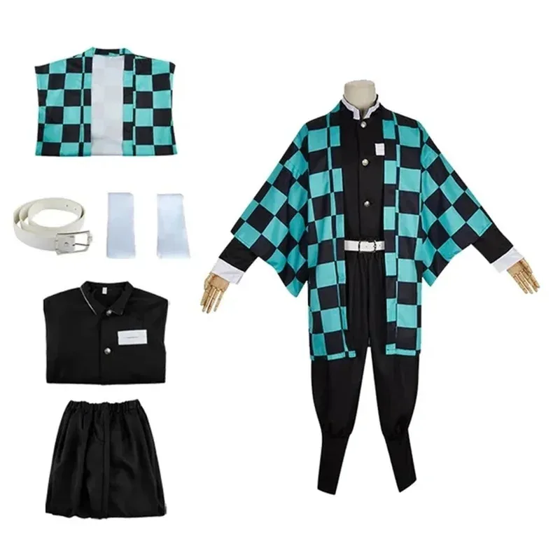 

Kids Demon Slayer Cosplay Nezuko Agatsuma Zenitsu Kochou Shinobu Cosplay Costume Kimono Suit Kimetsu No Yaiba Halloween Clothing
