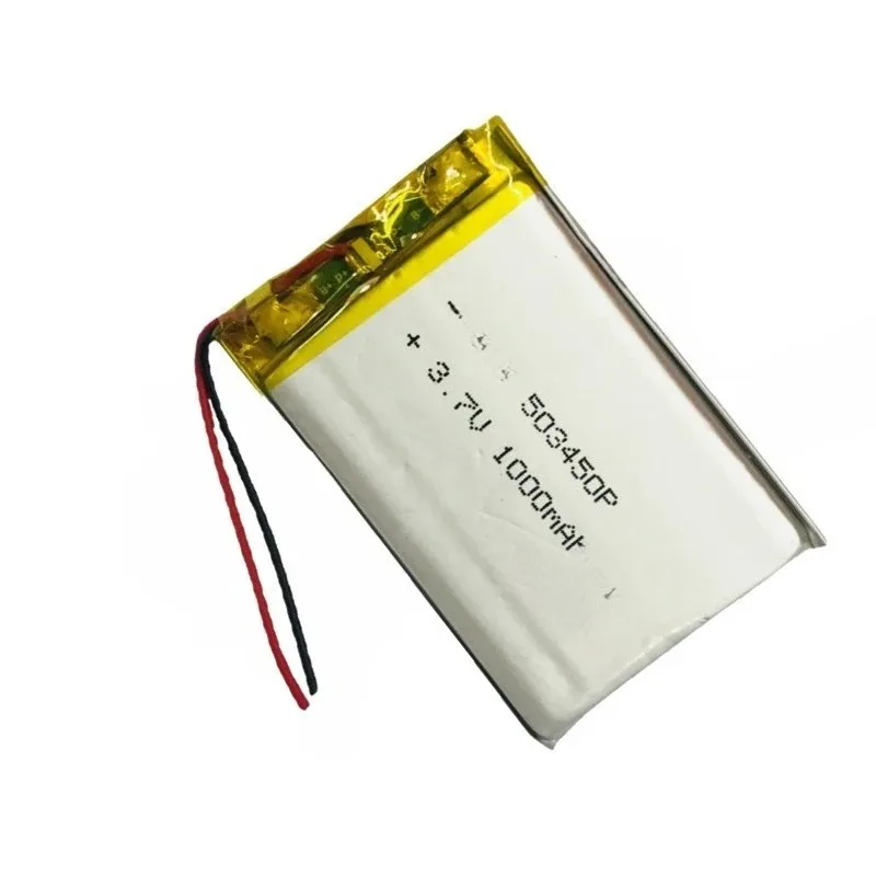 503450 3.7 فولت 1000 مللي أمبير بوليمر بطاريّة ليثيوم قابلة لإعادة الشحن لجهاز الاتصال اللاسلكي PS4 Bateria الطاقة الكهربائية لتحديد المواقع هاتف ذكي MP5