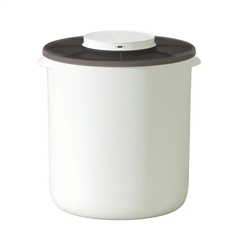 Intelligent Charge Vacuum Sealed Waterproof 13L Large Capacity Plastic Storage Container for Puppy Pet Food Moisture Resistant