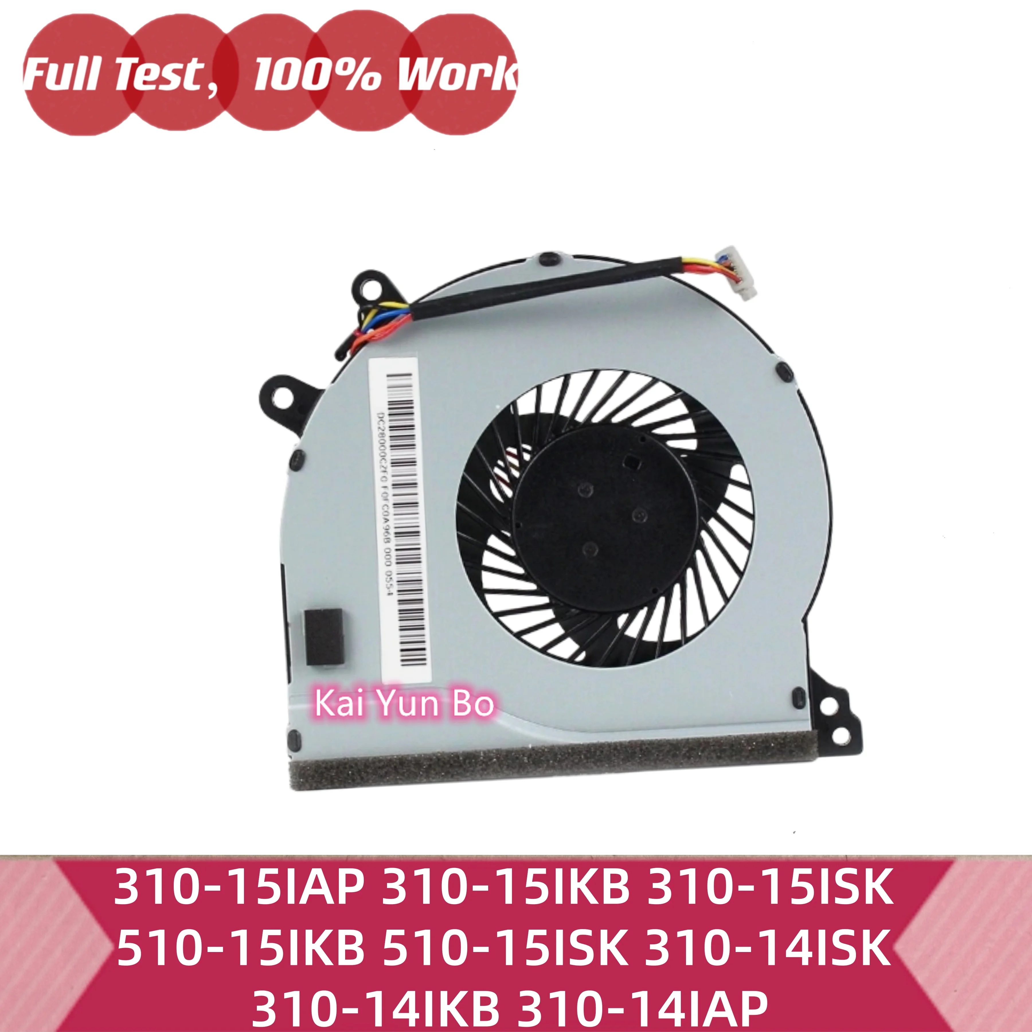 DC28000CZF0 Ventilador de refrigeración de CPU para Lenovo Ideapad 310-15IAP 310-15IKB 310-15ISK 510-15IKB 510-15ISK 310-14ISK 310-14IKB 310-14IAP DC28000CZD0