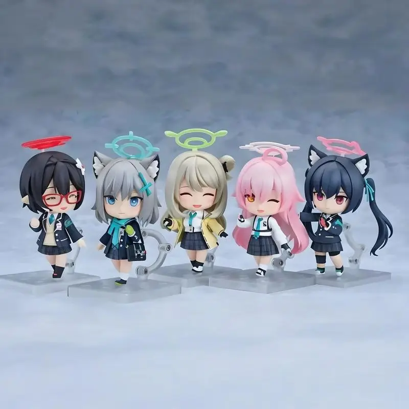 

Q Version Blue Archive 2265# Sunaookami Shiroko Arona Figures Pvc Collection Movable Model Doll Set Toy Gift Regular Version