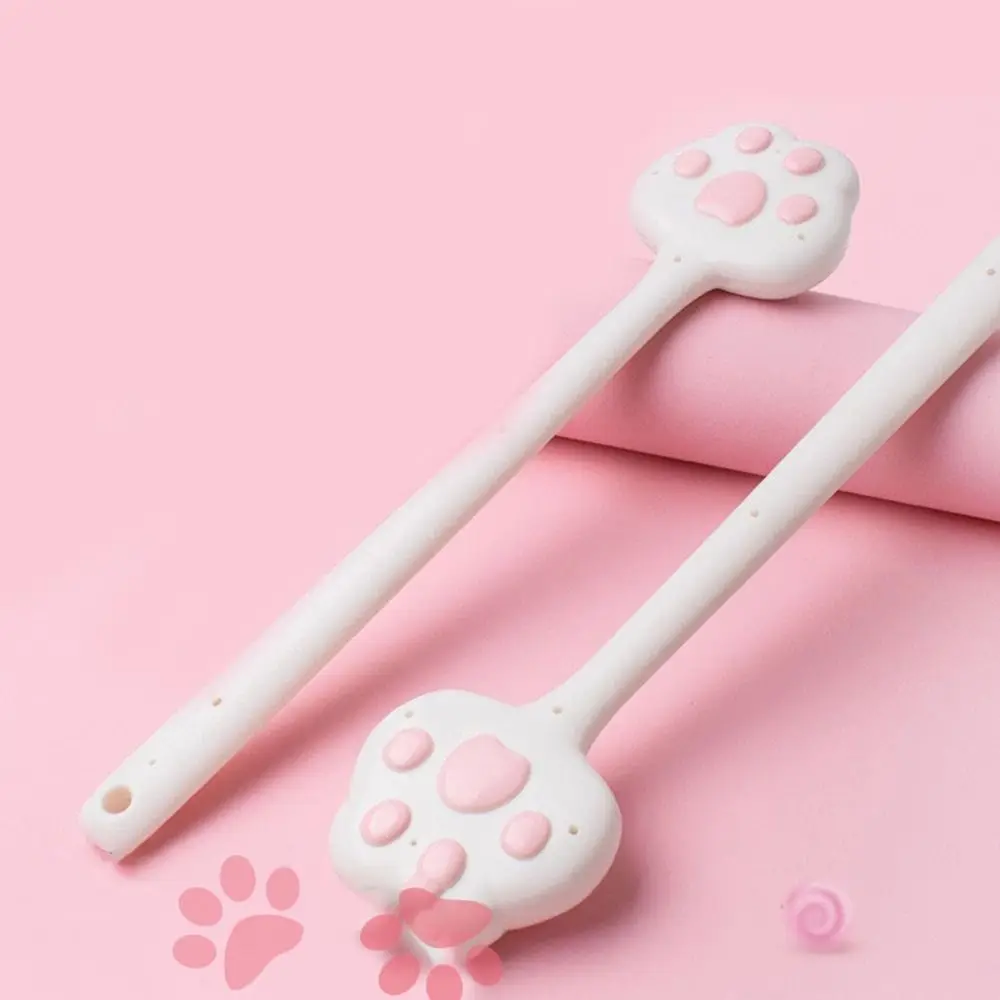 

Promote Blood Circulation Cat Paw Massage Stick Dirt-proof Flexible Silicone Guasha Patting Stick Relax Muscles