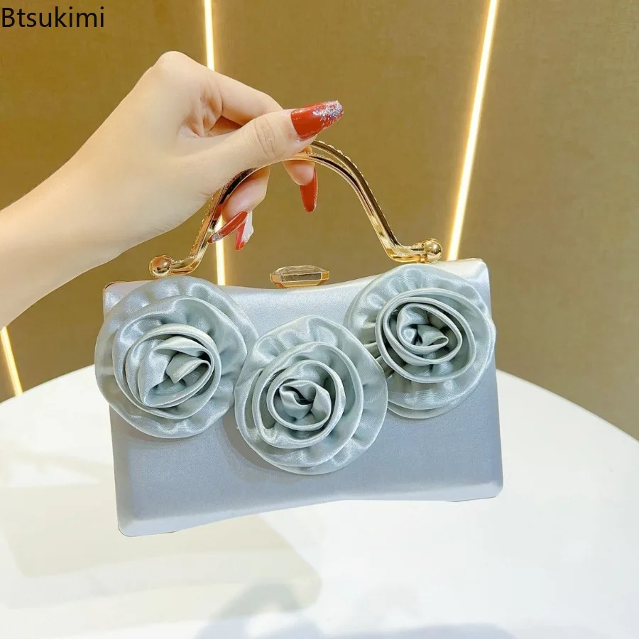 New Evening Clutch Bags Womens Diamond Crossbody Bag Elegant Party Handbags Fashion Banquet Purses for Wedding Dinner Gown Look
