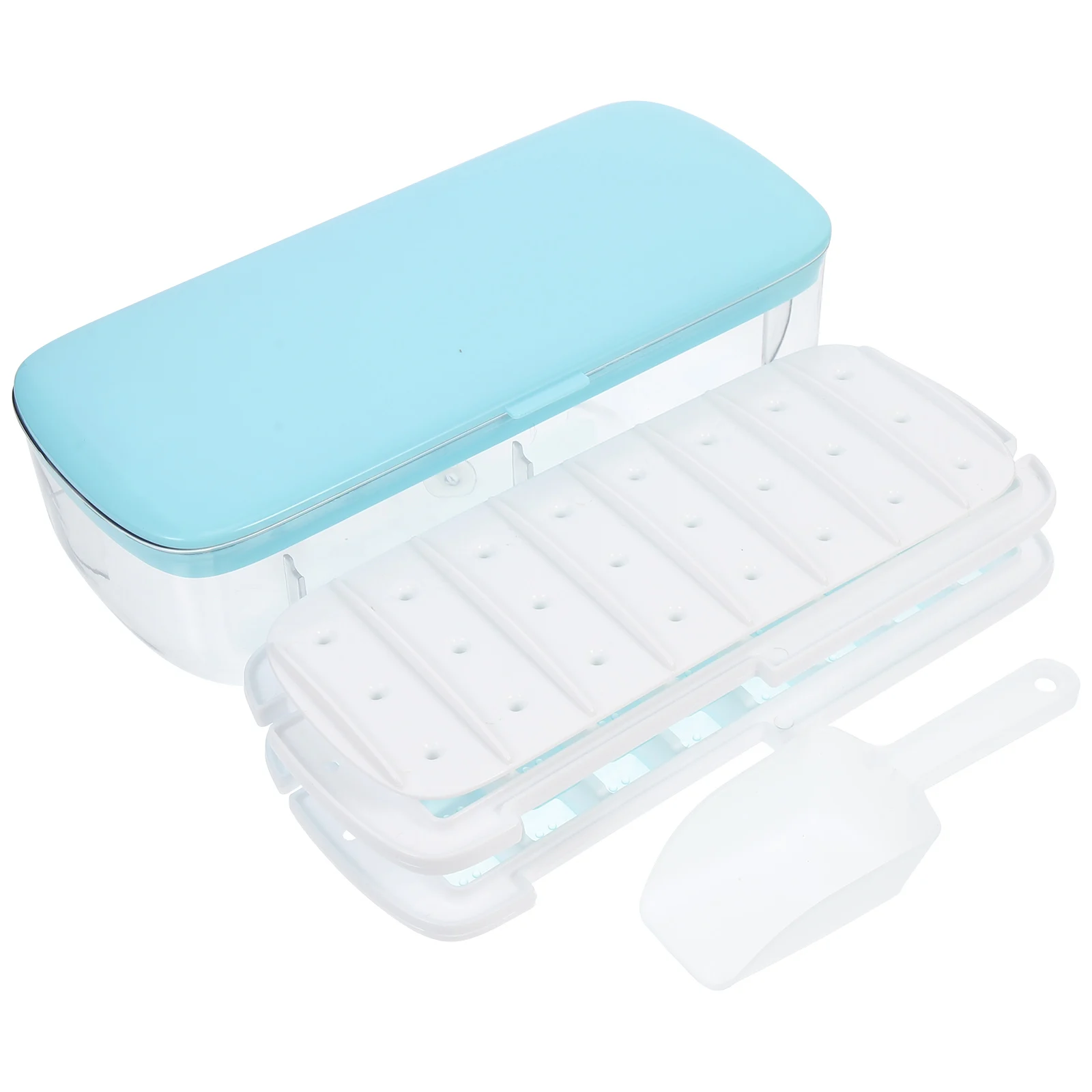 

Silicone Ice Cube Tray Mold Maker Grid Kitchen DIY Freezer Tool Reusable Portable Storage Plastic Mold Non Alcoholic Beverages