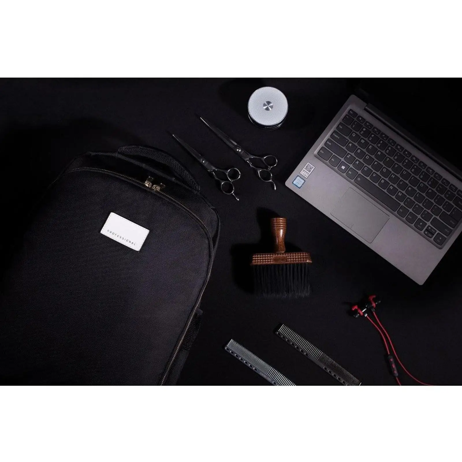 ポータブル理髪師用収納バックパック防水メイクアップツールオーガナイザー大容量化粧品サロン用