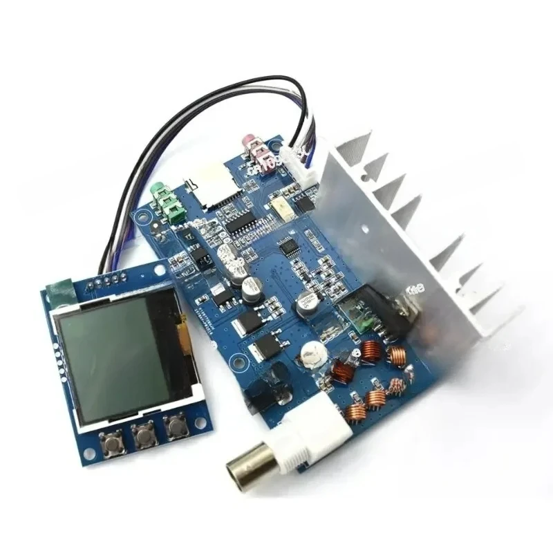 

5 Вт 76 м-108 МГц 7 Вт Макс. стерео PLL FM-передатчик Набор DIY Наборы Частота мощности Регулируемая громкость + ЖК-дисплей
