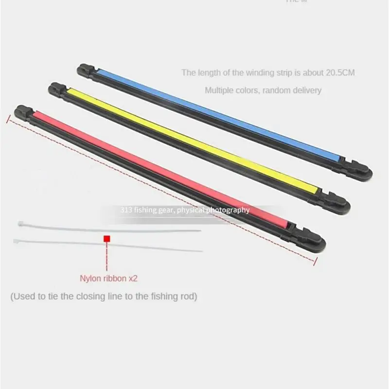 1/5PCS Abs Winding Plate Reusable Fishing Gear Accessories Winding Board Practical Fishing Rod Line Card Rod Universal