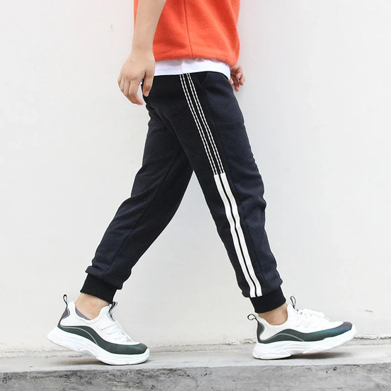 

IENENS Kids Baby Boys Cotton Loose Pants Sports Clothes Children Wears Infant Elastic Trousers Bottoms 5 6 7 8 9 10 11 12 Years