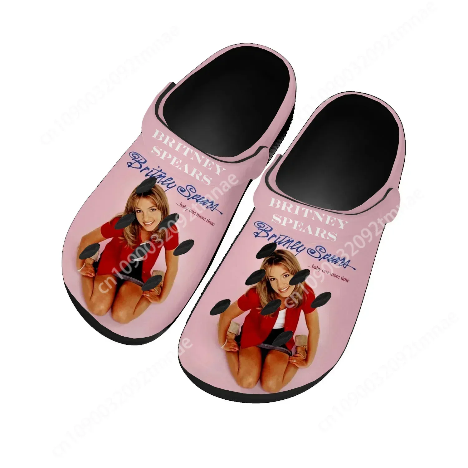 

Britney Spears Home Clogs Custom Water Shoes Mens Womens Teenager Shoe Garden Clog Customized Breathable Hole Slippers Black