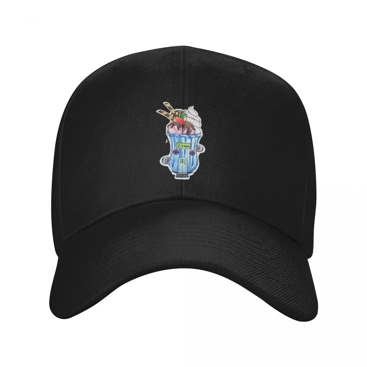 Seals playing at Ice Cream Factory Baseball Cap Hat Man Luxury Golf Luxury Woman Men's