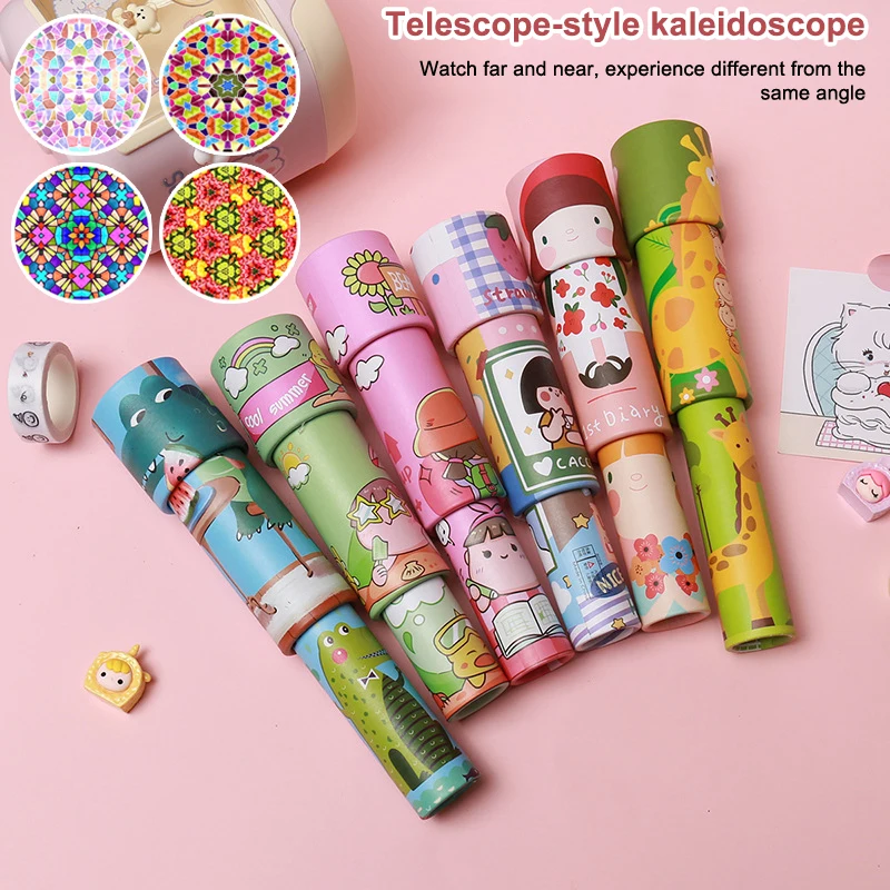 Hochwertiges, farbenfrohes, skalierbares Kaleidoskop, lustiges pädagogisches Geschenk für Kinder