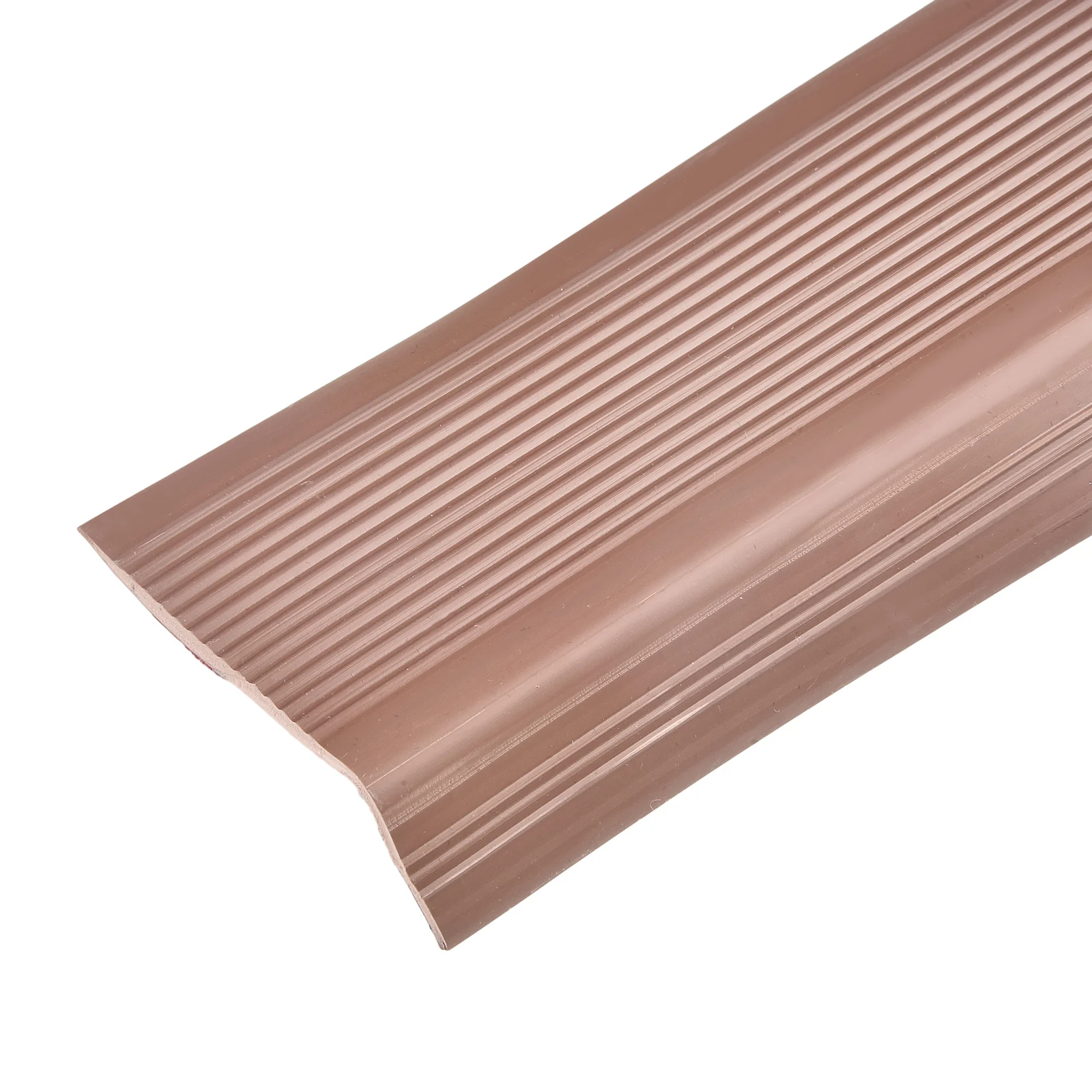 6cm*3cm*1m Stair Edge Trim Stair Edge Protector Brown/Black/Grey PVC Versatile Waterproof Non-Slip Self-adhesive