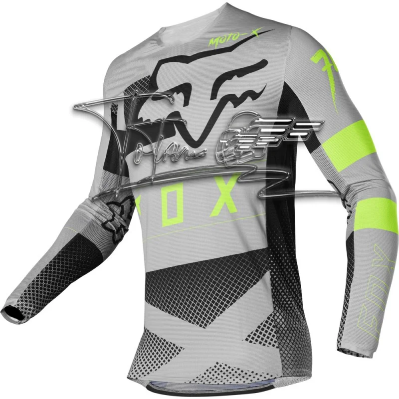 FOX Flexair Riet Motocross Jersey Camiseta de manga larga para ciclismo al aire libre de secado rápido para hombres y mujeres.