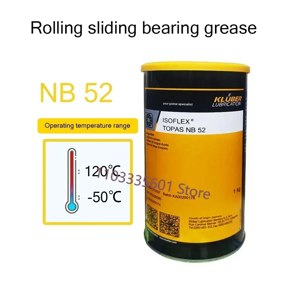 Kluber NB52 NBU15 lubricating spindle bearing ISOFLEX TOPAS NB52 NBU15 rolling sliding bearing grease