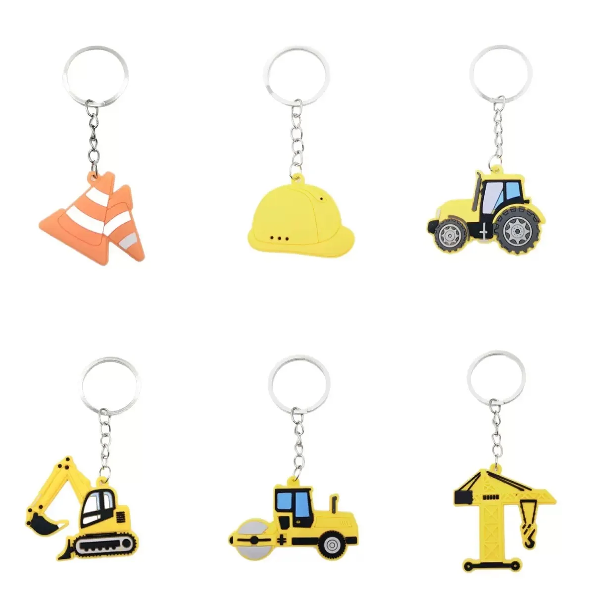 Custom Made PVC Jewelry Factory Direct Sales Promotion Gift 3D/2D Soft PVC Keychain Free Design Artwork  Free Design Artwork