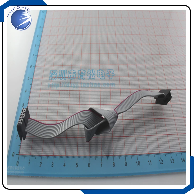 2 unids/lote espaciado de 2 FC-10P cable de doble cabeza 20CM electrónica