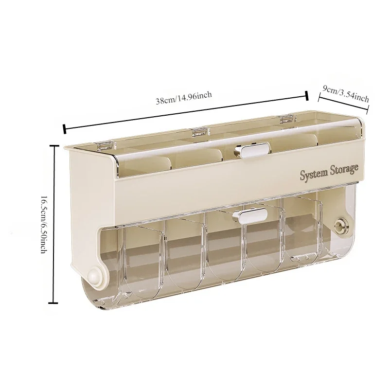 Multi Functional Wall Mounted Storage Box Suitable for Storing Underwear and Socks in Drawers