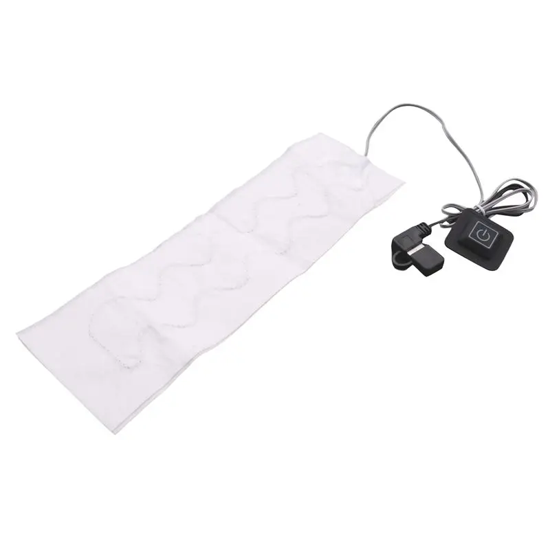 AEE4-USB Heated Winter Scarf Men And Women Shawl Heating Pad USB Clothes Heater Pad With 3 Gear Adjustable