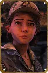 Clementine (The Walking Dead), The Walking Dead: The Final Season Poster Vintage Metal Tin sign Logo Family Club Bar Cafe Bedroo