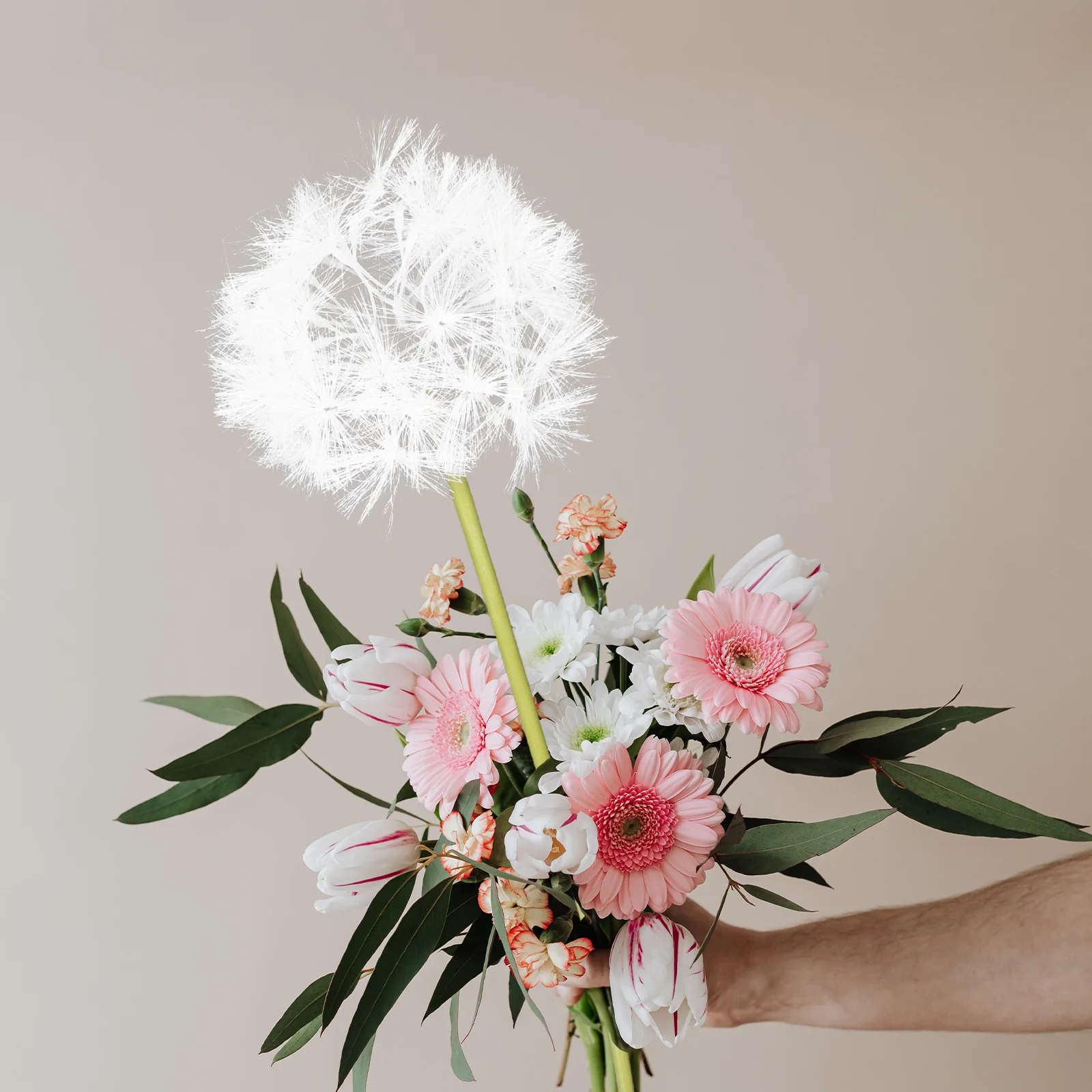 

Artificial Dandelion Flowers For Wedding Decorations Realistic Faux Flower Arrangements Party Centerpiece Vase Fillers