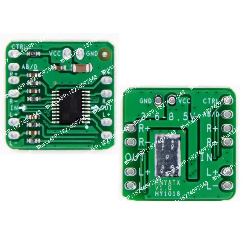 Differential power amplifier board 2x10W digital Class D audio power amplifier HT8696/7 differential input 3.6-8.5V