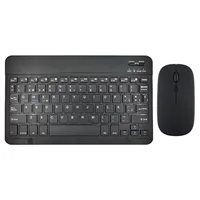 Teclado inalámbrico Bluetooth ratón ruso español coreano para iPad Xiaomi MiPad Samsung Huawei MatePad tableta portátil IOS Android