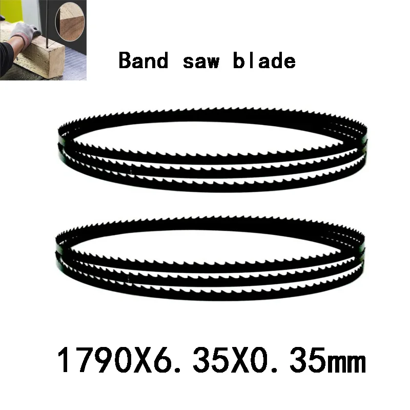 

2PCS Wood SK5 carbon Bandsaw Blades 1790mm 6.35mm 6 10 14 TPI for Cutting Woodworking Wood Plastic Non Ferrous Metals