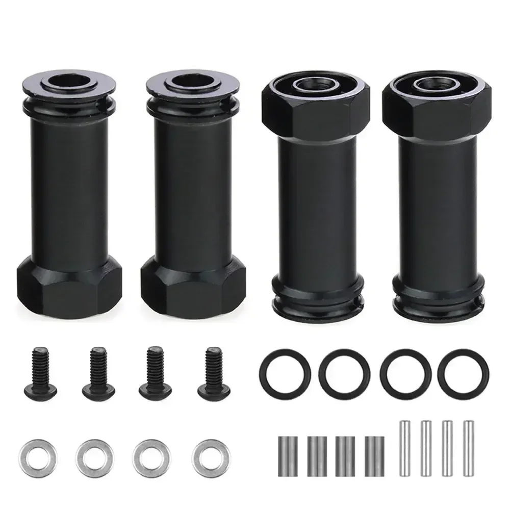 Adattatori esagonali per ruote in alluminio da 12 mm, estensione lunga 29 mm, parti di conversione per auto RC per 1/12 Wltoys 12428 12423