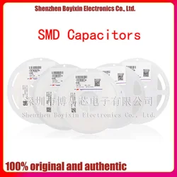 1206 SMD 100 Uds 2000 Uds 470nF 1uF 2,2uF 4,7uF 10uF 22uF 47uF 100uF 1,5uF 3,3uF 15uF carcasa de silicona