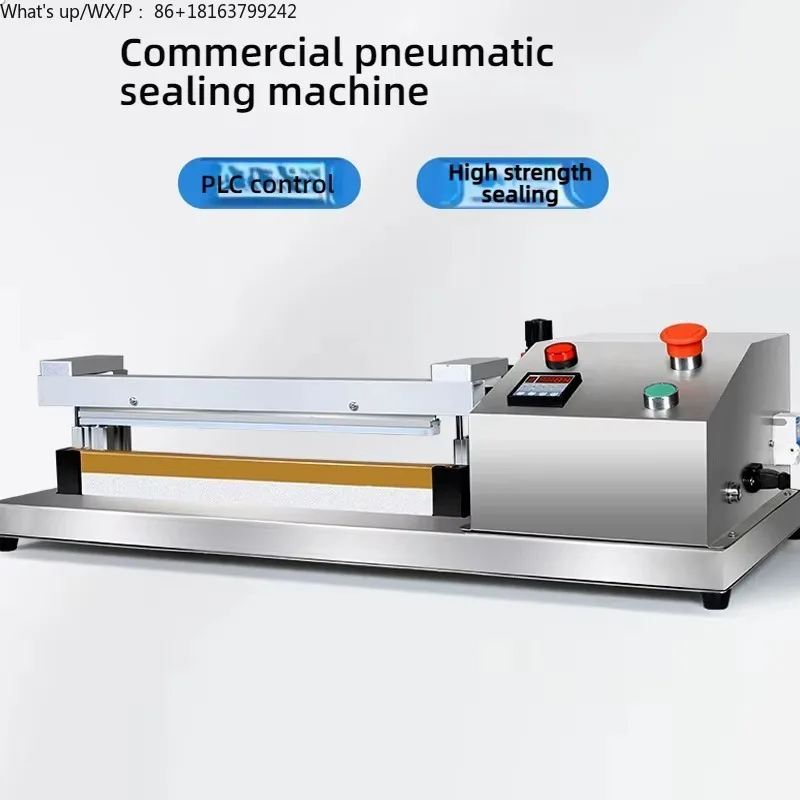 

Pneumatic Desktop Sealing Machine Small Commercial Food Packaging for Bags and Film Plastic Aluminum Foil Heat Sealing Machine