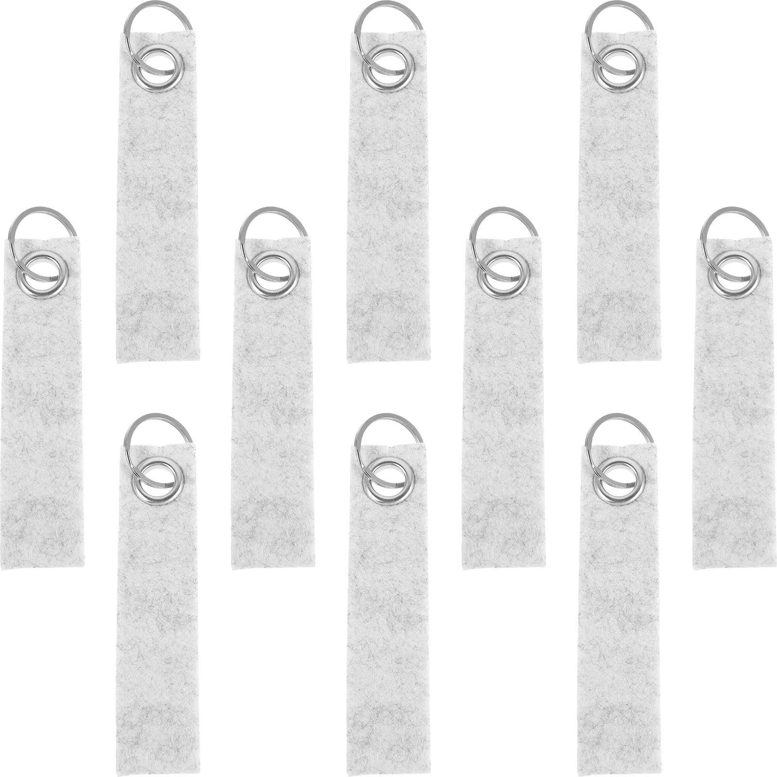 

20 шт. фетровых заготовок для брелоков, металлические элементы для рукоделия, для создания уникальных брелоков ручной работы, подарочные украшения, материалы для DIY-поделок