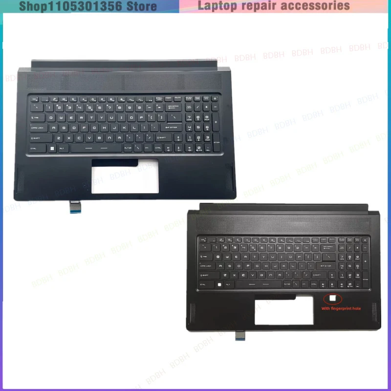 For MSI GS76 Stealth 11UH 11UE MS-17M1 Upper Case Palmrest Cover RGB Keyboard