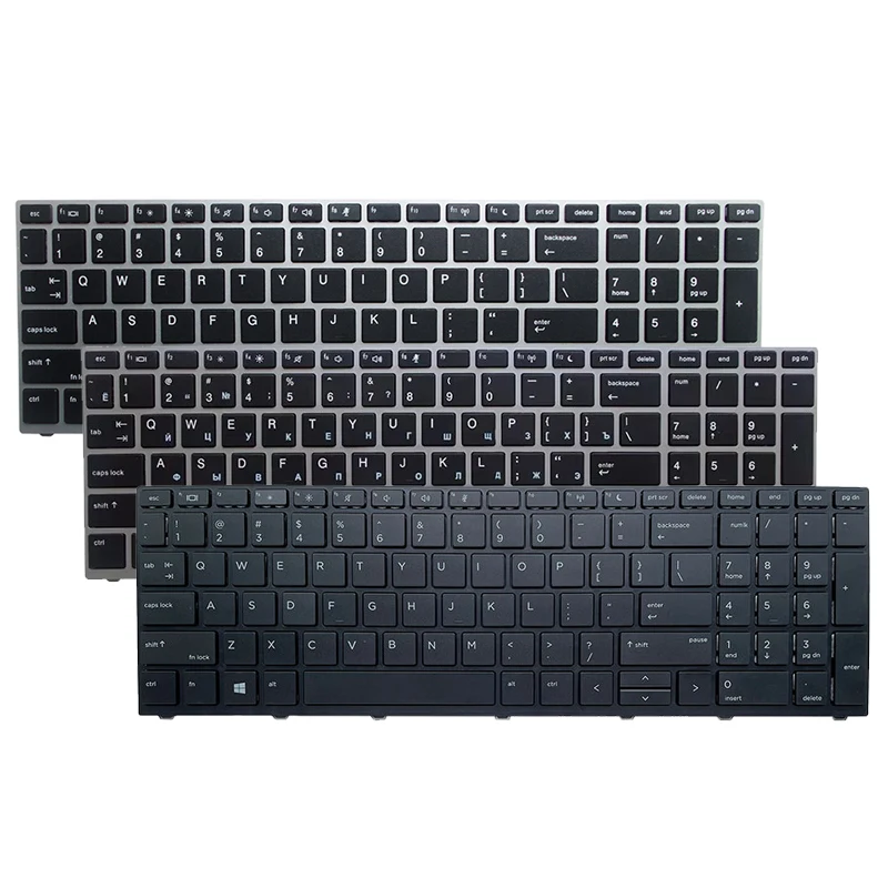 Nouveau clavier d'ordinateur portable US/UK/RU/SP/FR anglais/russe/espagnol/français pour HP ProBook 450 G5 455 G5 650 G4 650 G5 470 G5