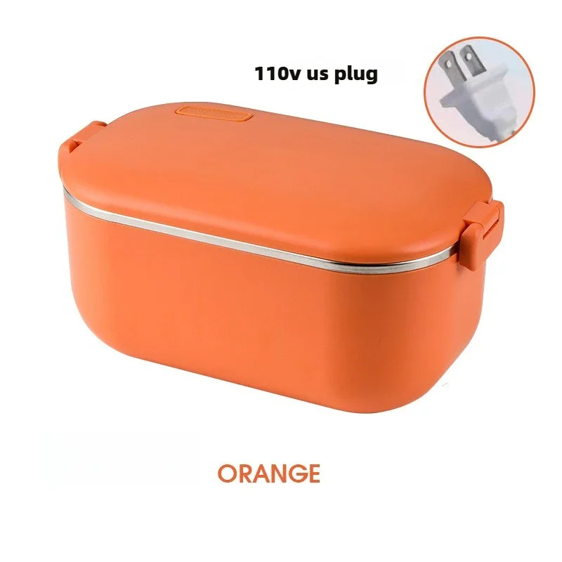 304 stainless steel portable heating lunch box thickened electric heating and insulation lunch box car bento box