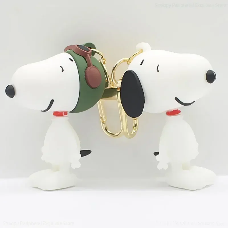 Snoopy Keychain Anime Cute Animal Keychain Bag Car Cartoon Doll for Women Accessories Cute Bag Pendant Key Ring Jewelry Gift New