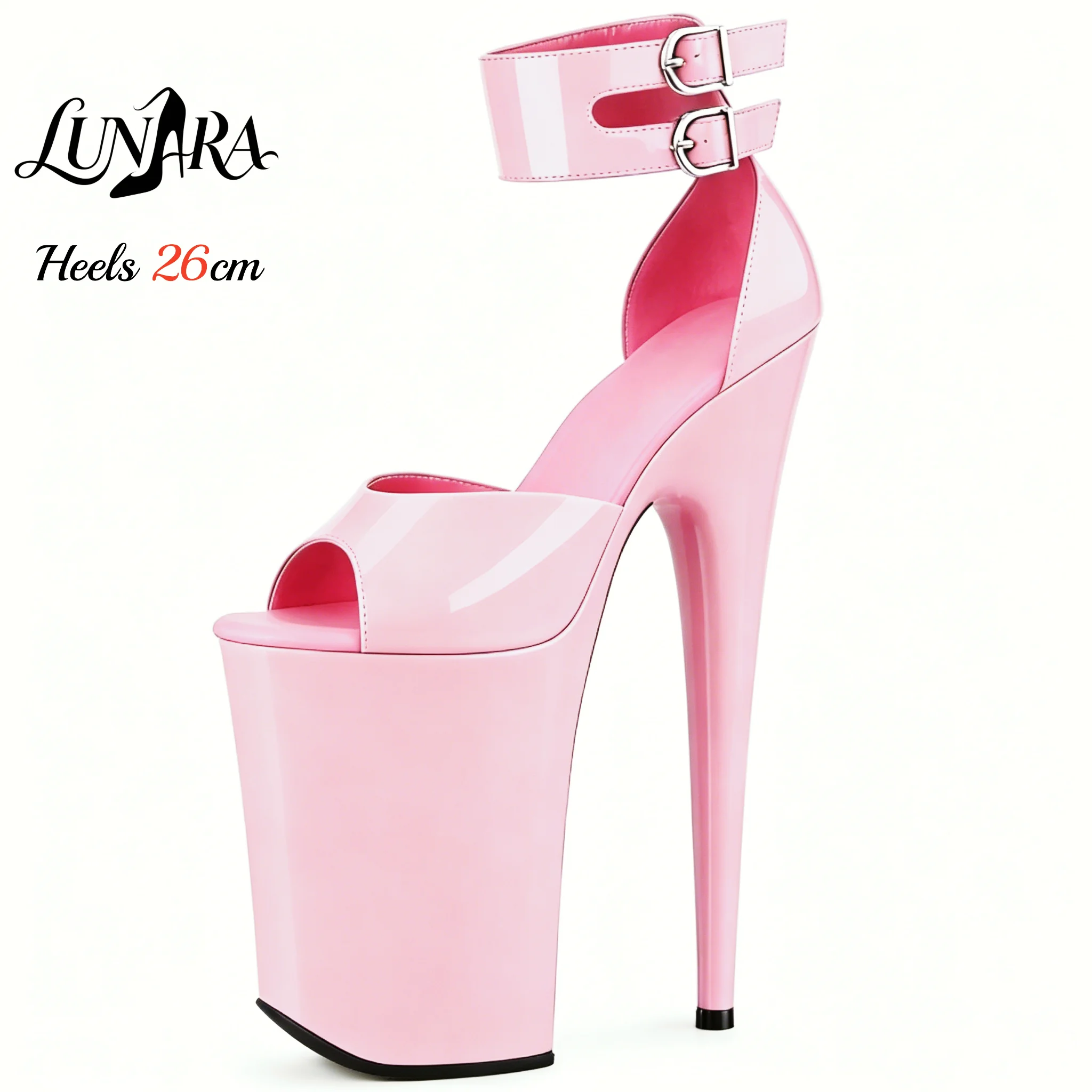 Ankle Strap Heels - صندل نسائي بكعب عالٍ جداً 26