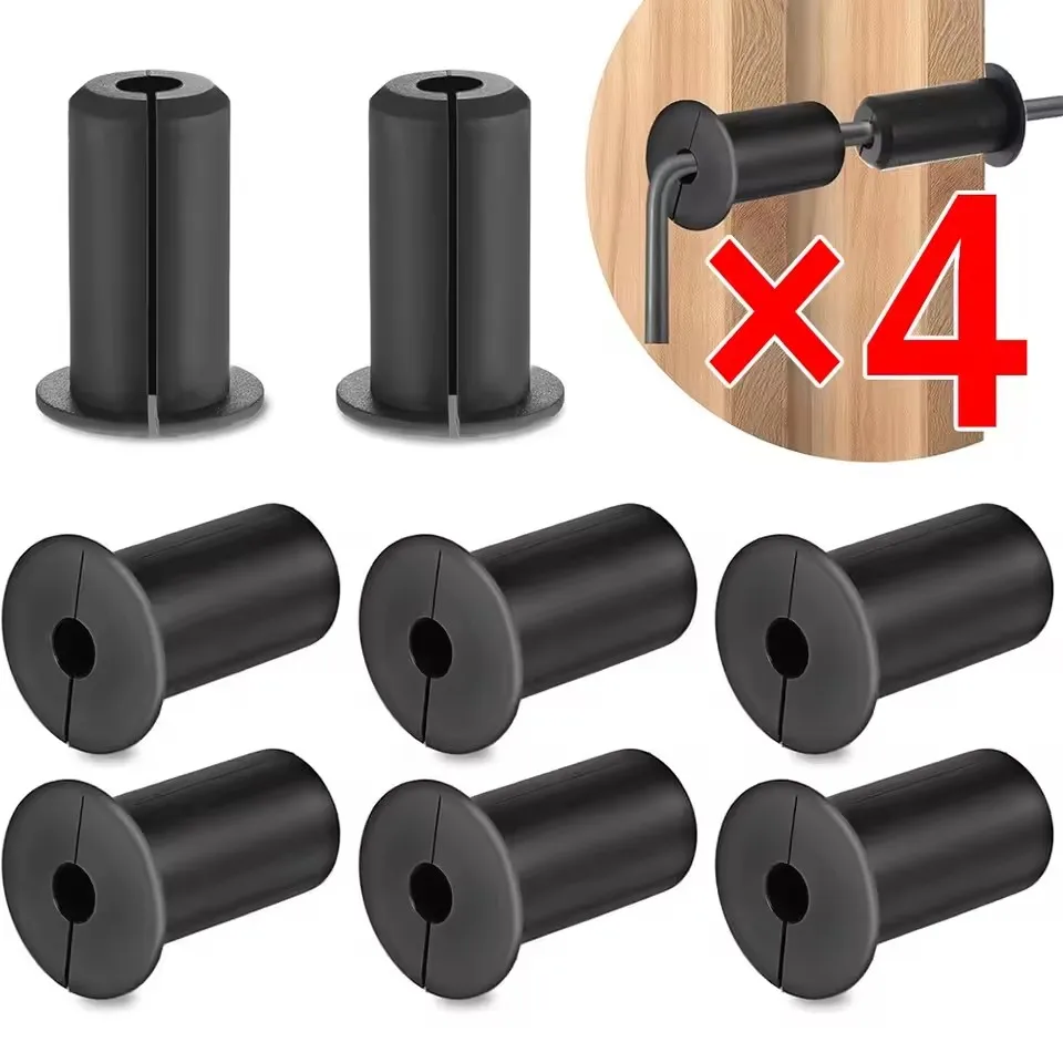 Kit de protection de câbles en silicone (2-4 pièces) pour le passage de câbles Ethernet de 3/4 pouces dans les trous muraux – Accessoires pour équipements réseau